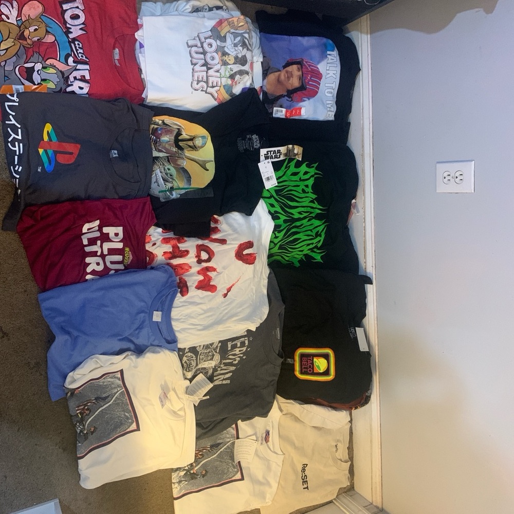 50 BRAND NEW GRAPHIC SHIRTS